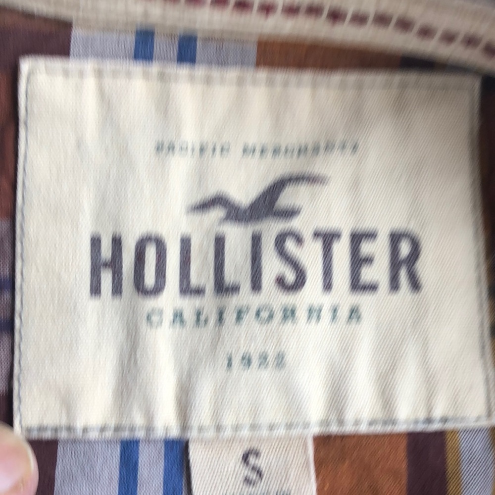Men’s vintage Hollister western shirt S pearl snap